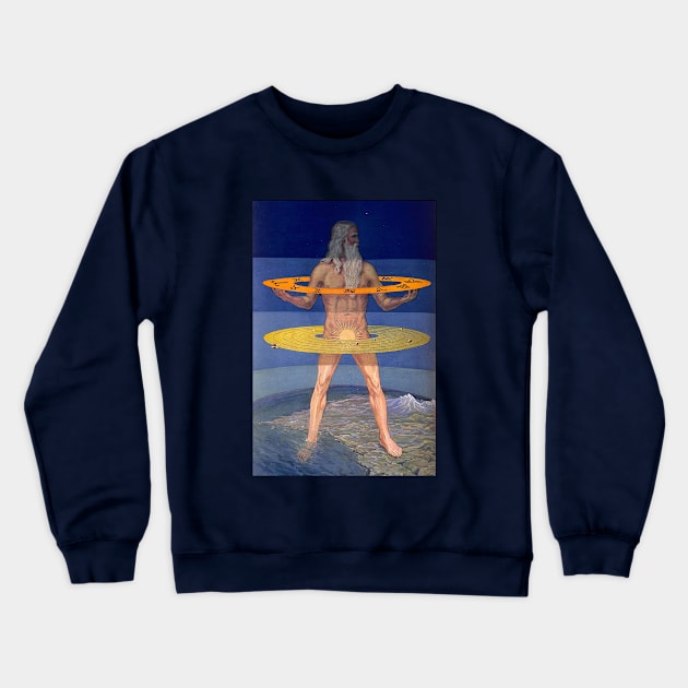 The Grand Prototypal Man of the Zohar Crewneck Sweatshirt by Star Scrunch